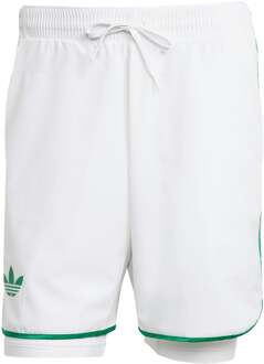adidas 7in Shorts Heren-Wit,Groen - S,M,L,XL,XXL