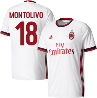 adidas AC Milan Shirt Uit 2017-2018 + Montolivo 18 (Fan Style)