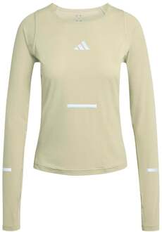 adidas adi365  Hardloopshirt Dames-kaki - XL