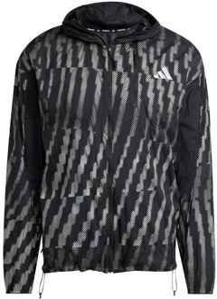 adidas Adi365 High Visible Hardloopjas Heren-Zwart,Zilver - XL