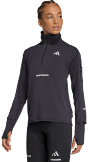 adidas adi365 Long Sleeve 1/2-Zip Dames zwart - XL