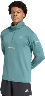 adidas adi365 Long Sleeve 1/2-Zip Heren donkergroen - 2XL
