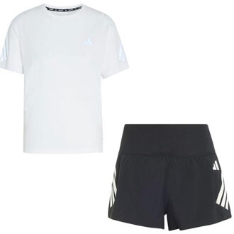adidas adi365 Shirt 2in1 Short Set Dames wit