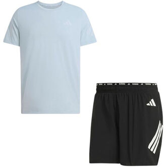 adidas adi365 Shirt 2in1 Short Set Heren groen