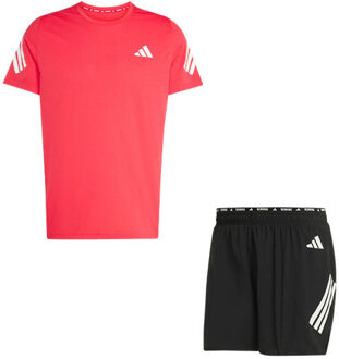 adidas adi365 Shirt 2in1 Short Set Heren rood