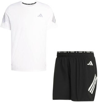 adidas adi365 Shirt 2in1 Short Set Heren wit
