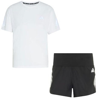adidas adi365 Shirt 3'' Short Set Dames wit