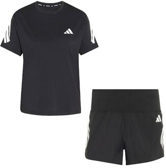 adidas adi365 Shirt 3'' Short Set Dames zwart