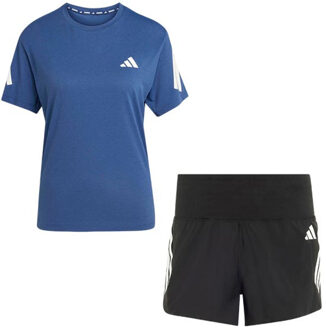 adidas adi365 Shirt 4'' Short Set Dames bruin