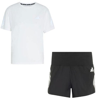 adidas adi365 Shirt 4'' Short Set Dames wit