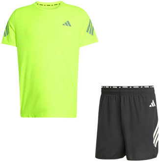 adidas adi365 Shirt 5'' Short Set Heren geel