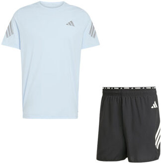 adidas adi365 Shirt 5'' Short Set Heren lichtblauw