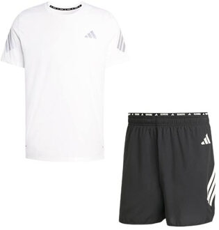 adidas adi365 Shirt 5'' Short Set Heren wit