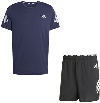 adidas adi365 Shirt 7'' Short Set Heren donkerblauw