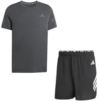adidas adi365 Shirt 7'' Short Set Heren donkergrijs