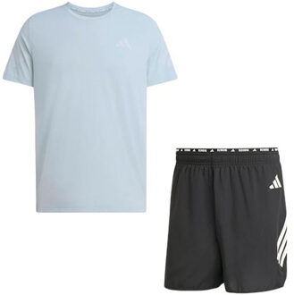 adidas adi365 Shirt 7'' Short Set Heren groen