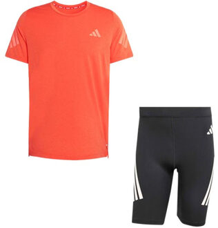 adidas adi365 Shirt Korte Legging Set Heren oranje