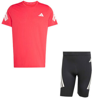 adidas adi365 Shirt Korte Legging Set Heren rood