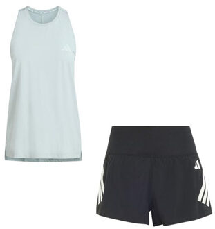 adidas adi365 Singlet 2in1 Short Set Dames groen