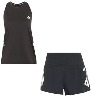 adidas adi365 Singlet 2in1 Short Set Dames zwart