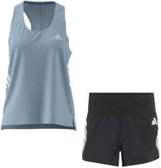adidas adi365 Singlet 4'' Short Set Dames lichtblauw