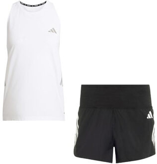 adidas adi365 Singlet 4'' Short Set Dames wit
