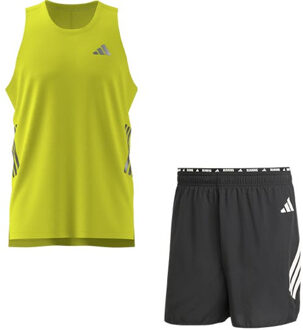 adidas adi365 Singlet 5'' Short Set Heren geel