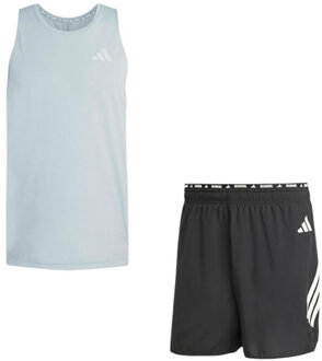 adidas adi365 Singlet 7'' Short Set Heren groen