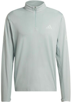 adidas adi365 Zip  Hardloopshirt Heren-mint - L