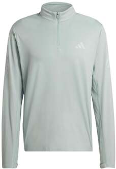 adidas adi365 Zip  Hardloopshirt Heren-mint - S,M,L,XL,XXL