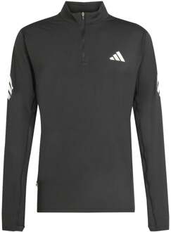 adidas adi365 Zip  Hardloopshirt Heren-zwart - XXL