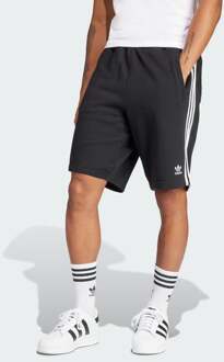 adidas Adicolor 3-stripes Korte Broeken Heren - Zwart - Maat S - Katoen Jersey Black