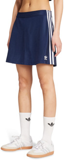 adidas Adicolor 3-stripes Mini Rokken Dames - Blauw - Maat 42 - Poly Mesh Blue