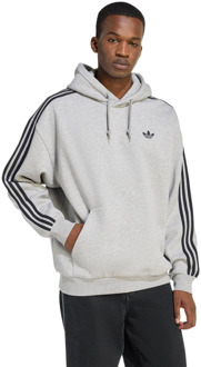 adidas Adicolor Classics 3-stripes Hoodie Hoodies Heren - Grijs - Maat S - Katoen Jersey Grey
