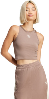 adidas Adicolor Essentials Vesten Dames - Bruin - Maat 40/L - Katoen Jersey Brown