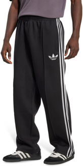 adidas Adicolor Spacer Baggy Tracksuit Bottoms Broeken Heren - Zwart - Maat XS - Katoen Jersey Black