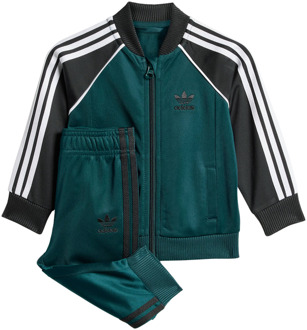 adidas Adicolor Sst Track Suit Trainingspakken Baby - Groen - Maat 63 - 68 CM - Poly Mesh Green