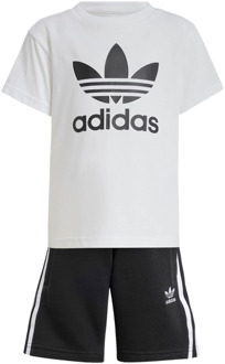 adidas Adicolor Trainingspakken Peuter - Zwart - Maat 117 - 122 CM Black