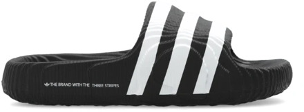 adidas Adilette 22 Badslippers Heren zwart - wit - 38