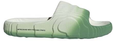 adidas Adilette 22 Slide - Heren Slippers En Sandalen White - 38