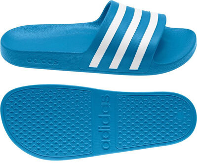 adidas adilette Aqua - Blauw / Wit - maat 46