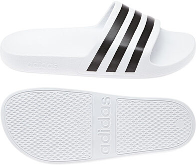 adidas Adilette Aqua Heren Slippers - Cloud White/Core Black/Cloud White - Maat 37