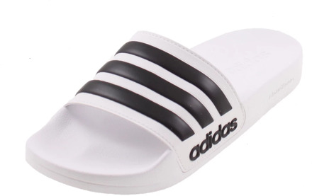 adidas Adilette Comfort Slippers wit - zwart - 44 1/2