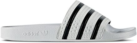 adidas Adilette Heren Slippers - White/Core Black/White - Maat 44.5