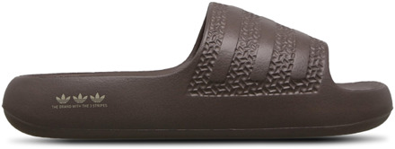 adidas adilette Slippers en Sandalen Dames - Bruin - Maat 40 - Rubber Brown