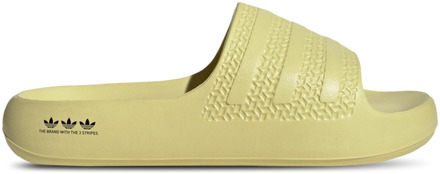 adidas adilette Slippers en Sandalen Dames - Geel - Maat 36 2/3 - Mesh/Synthetisch Yellow
