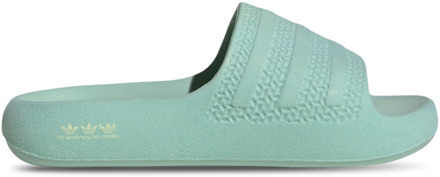 adidas adilette Slippers en Sandalen Dames - Groen - Maat 38 - Mesh/Synthetisch Green