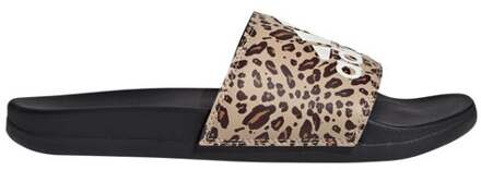 adidas adilette Slippers en Sandalen Dames - Zwart - Maat 39 1/3 - Mesh/Synthetisch Black