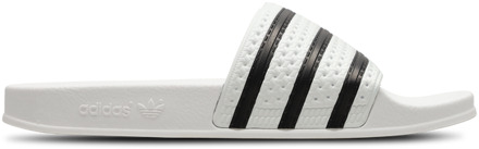 adidas adilette Slippers en Sandalen Heren - Wit - Maat 41 1/3 - Mesh/Synthetisch White