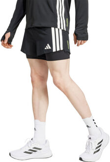 adidas Adizero 2in1 short Heren zwart - M